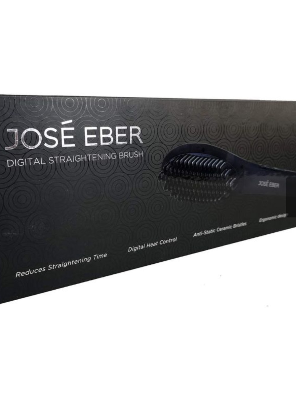 José Eber Digital Straightening Brush in Black